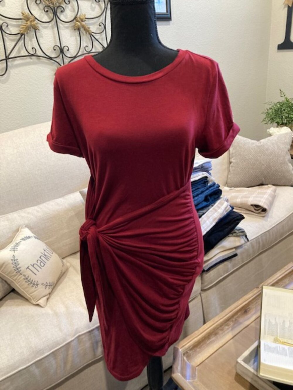 Red Wrap Dress
